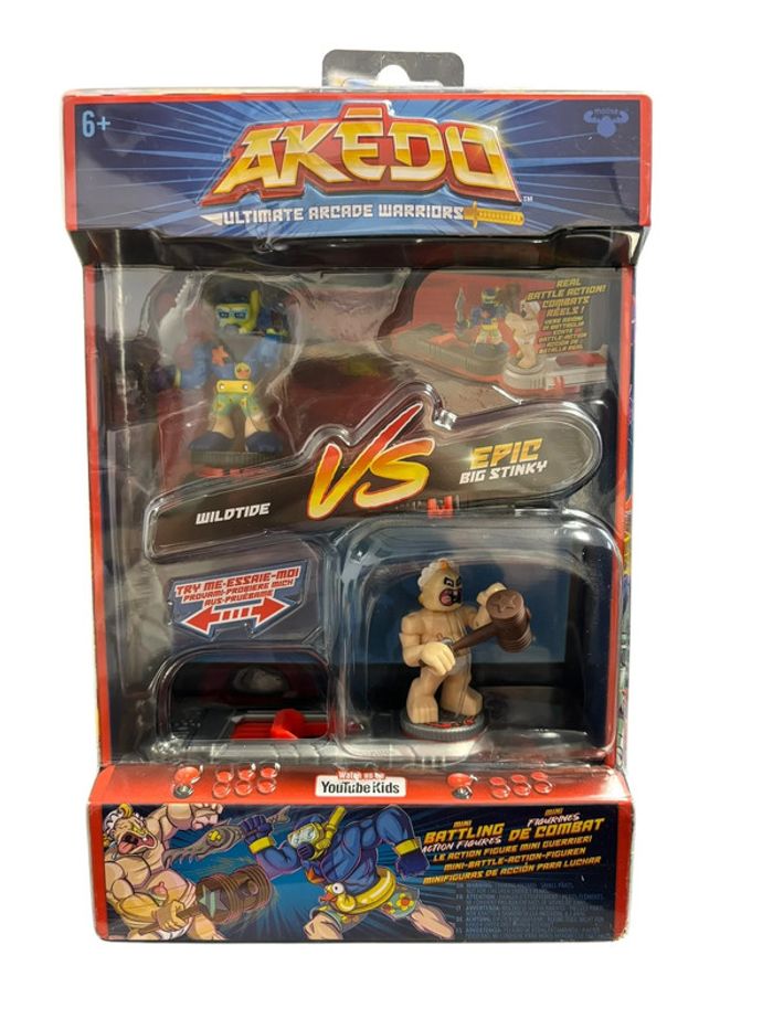 Akedo Ultimate Arcade Warriors Wiltide Vs Epic Big Stinky Moose Toys neuf