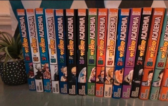 My Hero Academia Lot mangas 37 Mha + grande figurine Shoto Todoroki - photo numéro 8