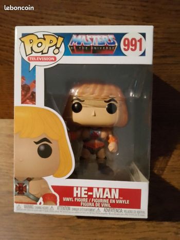 Figurine funko pop 991 masters of the universe he-man neuve