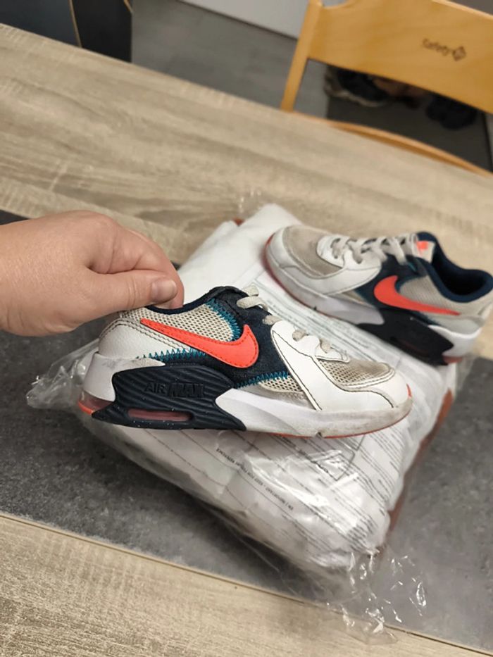 Baskets garçon lacets élastiques 28 Nike air - photo numéro 9