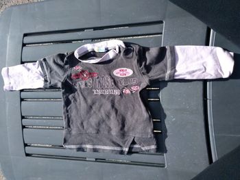 Tee-shirt manches longues fille 6 mois