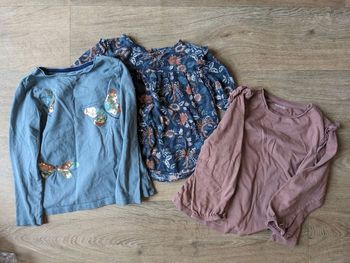 Lot de 3 t shirts Vertbaudet 6 ans fille