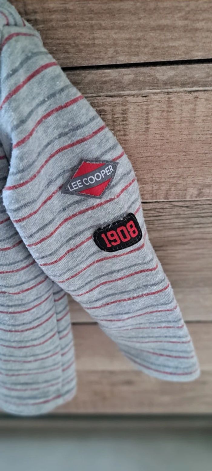 Pull gris Lee Cooper 12 mois - photo numéro 2
