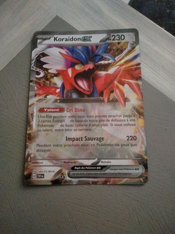 Carte Pokémon jumbo (neuve)