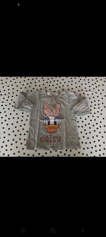 T-shirt ML Daisy fille 80cm