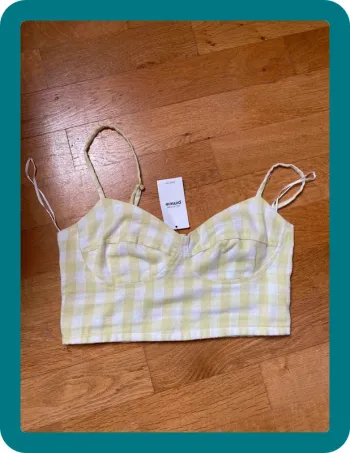 Brassière à carreaux Pimkie T36