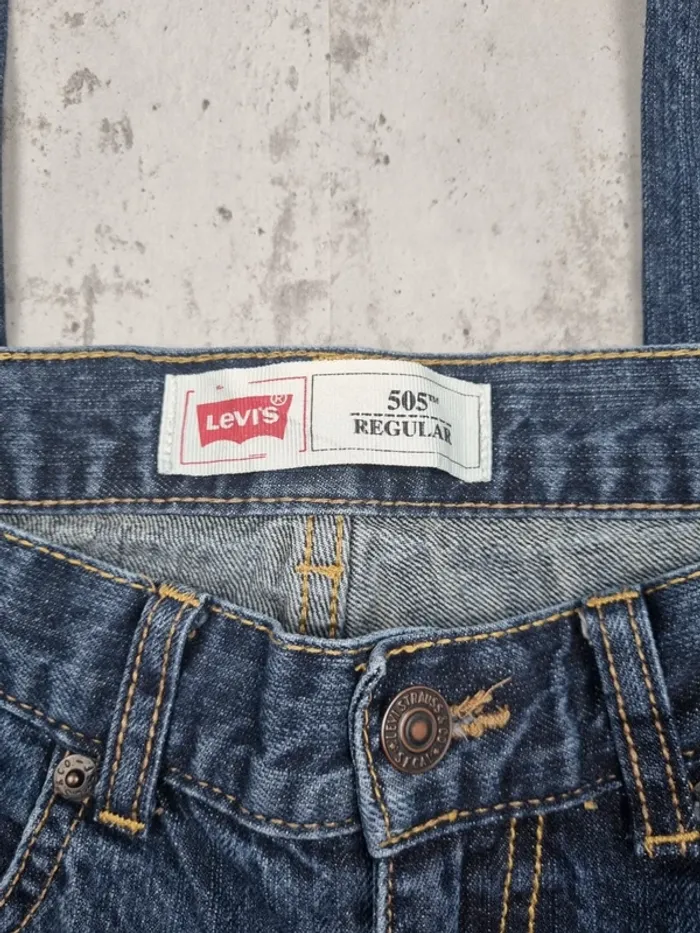 Jeans Levi’s 505 bleu – Taille 36 Femme / 26 US (mesures en photos) - photo numéro 10