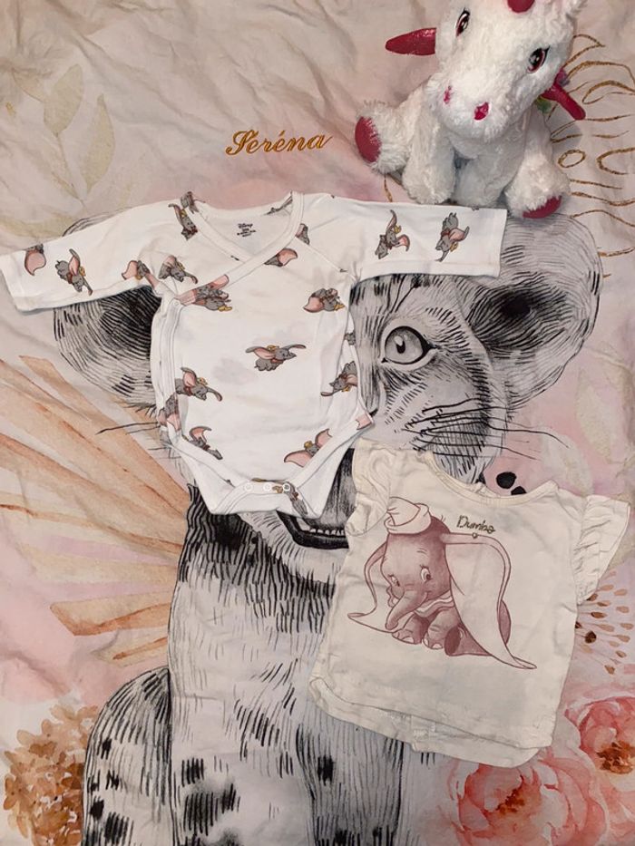 Ensemble Dumbo, 3 mois, Disney.