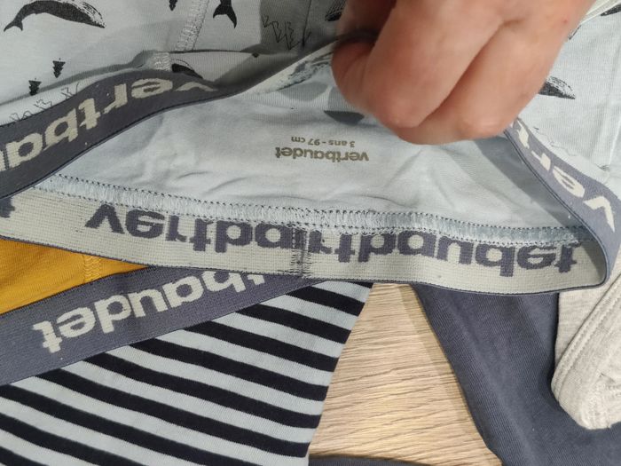 Lot de 8 pièces maillots de corps marin Vertbaudet Taille 3 ans - photo numéro 7