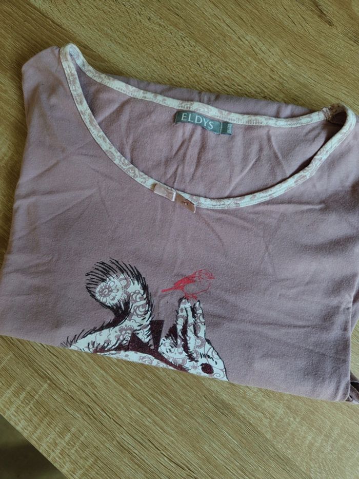Tee shirt a manches longues nuits - photo numéro 5