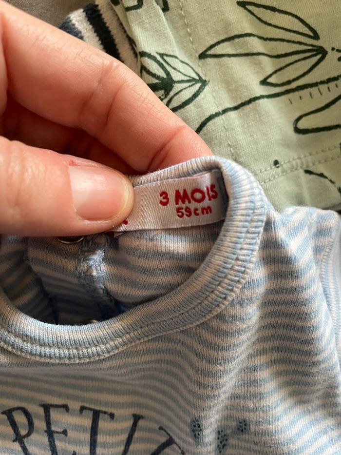 Lot barboteuses 3 mois - photo numéro 4