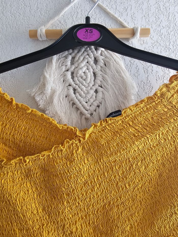 Croptop couleur moutarde Ambiance taille s - photo numéro 4