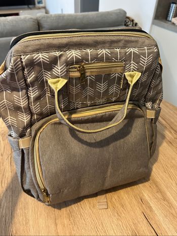 Sac a dos à langer 2 en 1