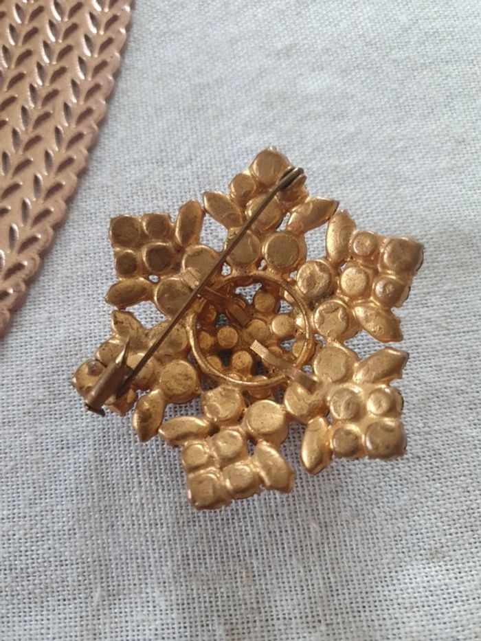 Broche ancienne strass - photo numéro 6