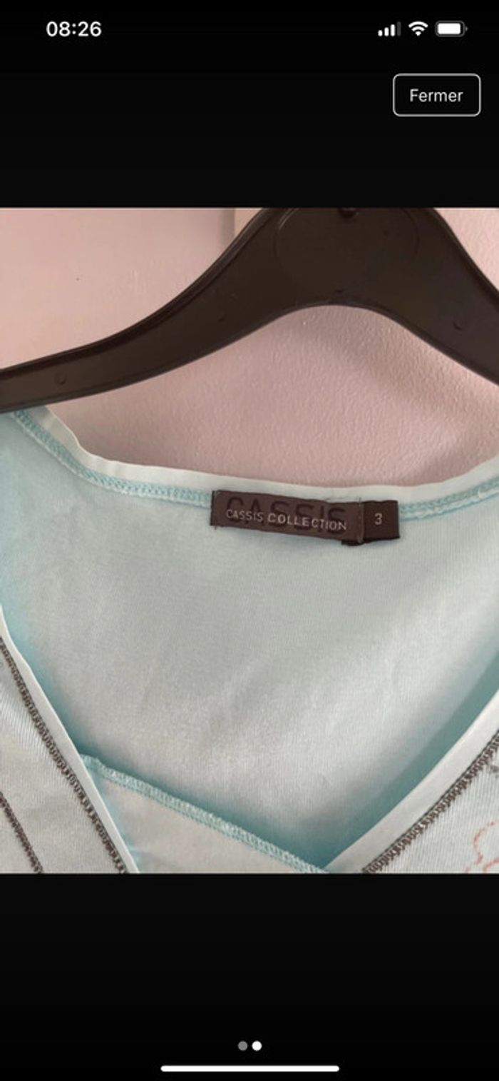 Blouse cassis 40 - photo numéro 2