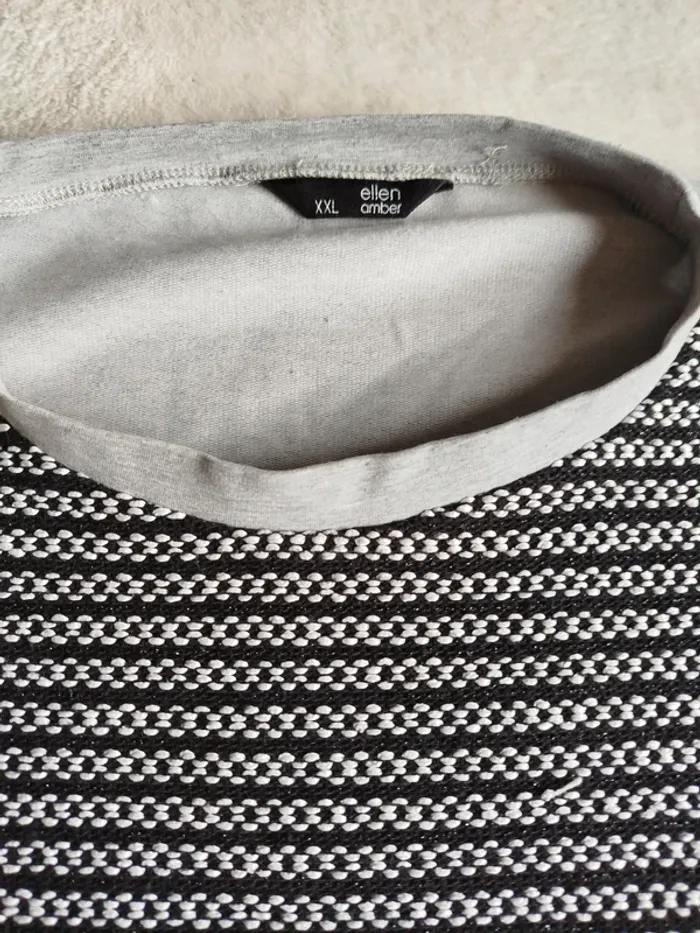 Pull femme gris et noir Ellen Amber taille XXL - photo numéro 3