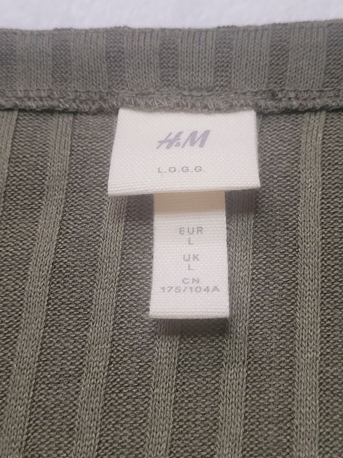 Gilet vert H&M Très bon état (L) - photo numéro 3