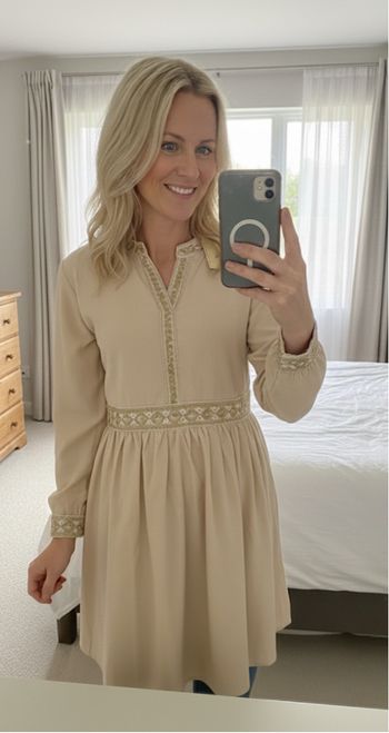 Robe tunique beige Neuf  L