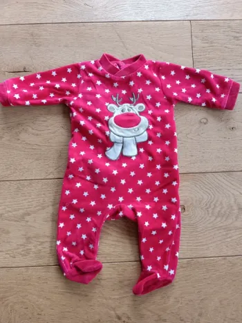 Pyjama renne de Noël 3 mois