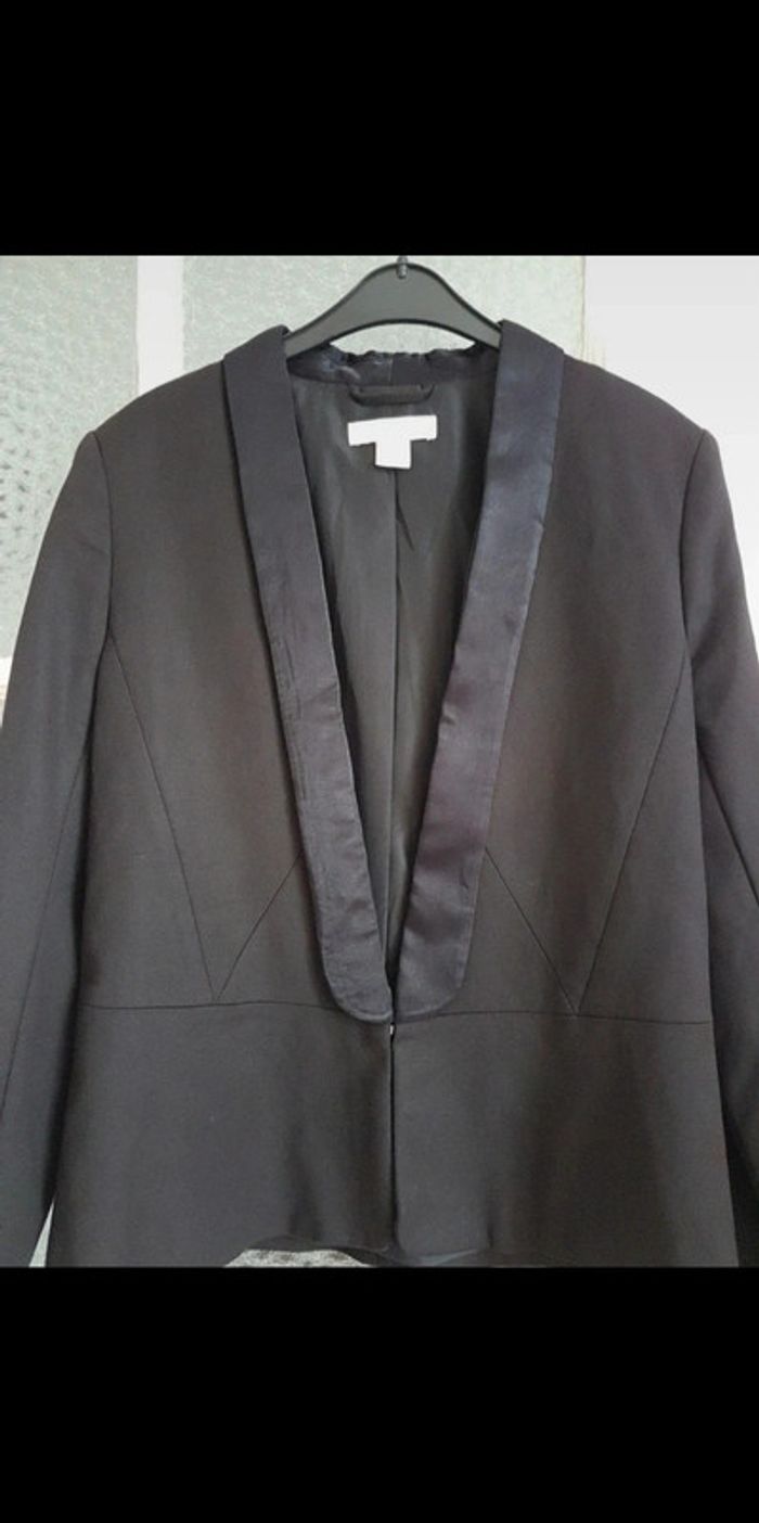 Veste style smoking 36 h&m noir - photo numéro 7