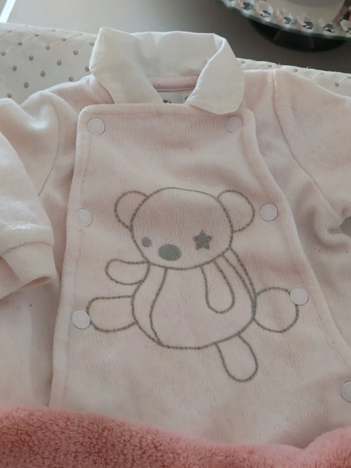 Lot de 2 grenouillères 1mois - photo numéro 4