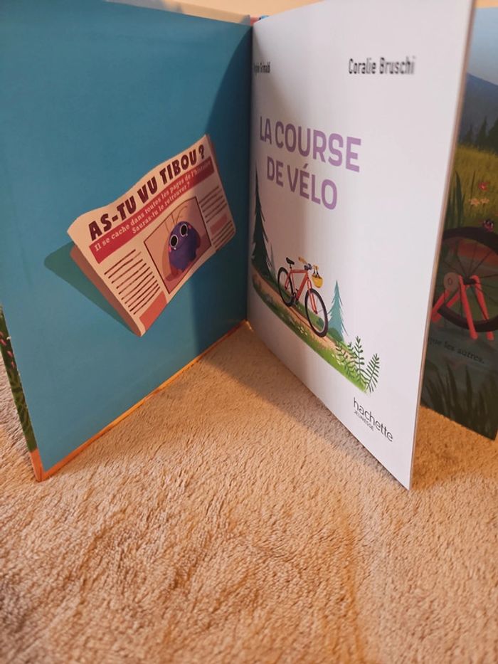 Livre la Course de Vélo Hachette - Neuf - photo numéro 4