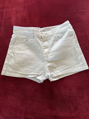 Short blanc femme