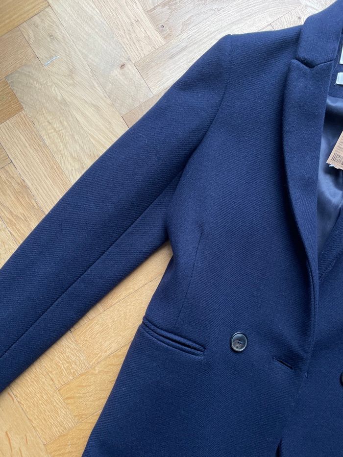 Manteau bleu marine - photo numéro 2