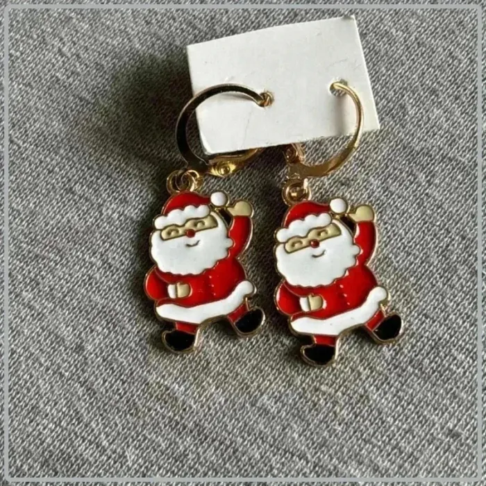Boucle d'oreille noel - photo numéro 2