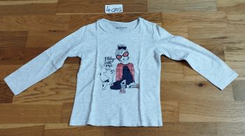 T-shirt fille 4 ans