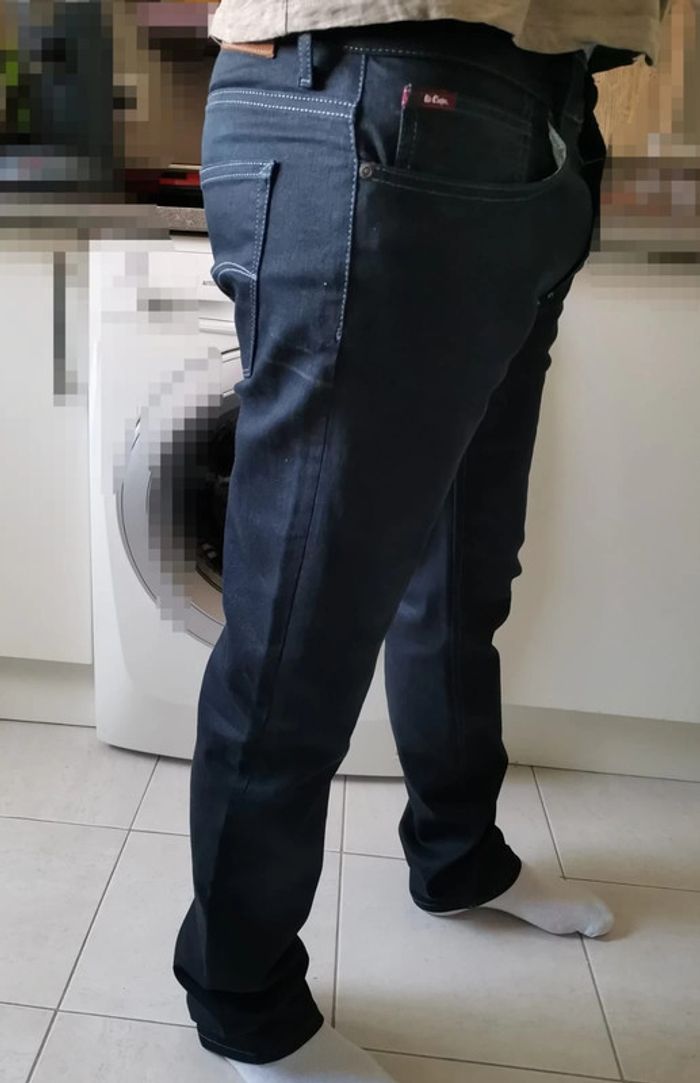 Superbe jeans bleu brut LeeCoper neuf - photo numéro 5