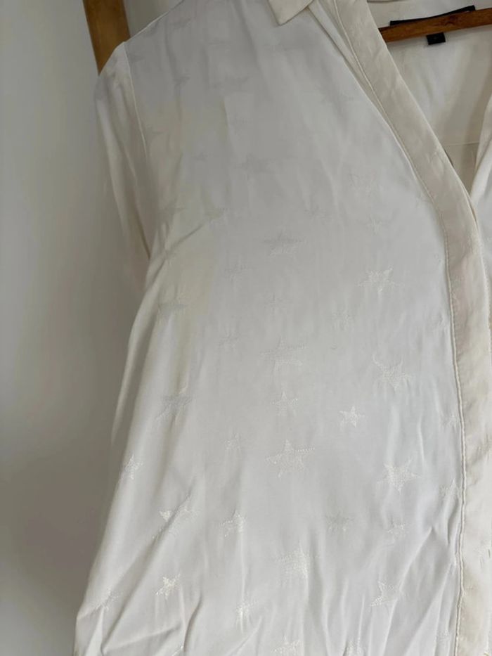 chemise blanche tommy hilfiger à étoiles taille XS - photo numéro 6