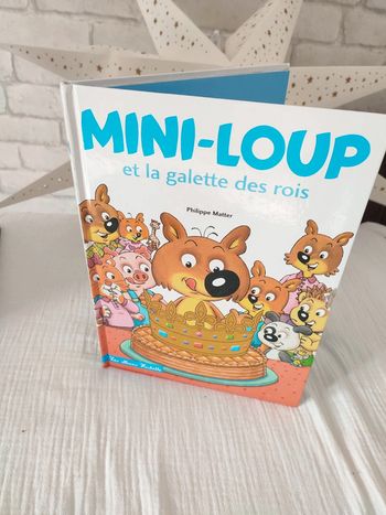 Livre mini loup et la galette des rois