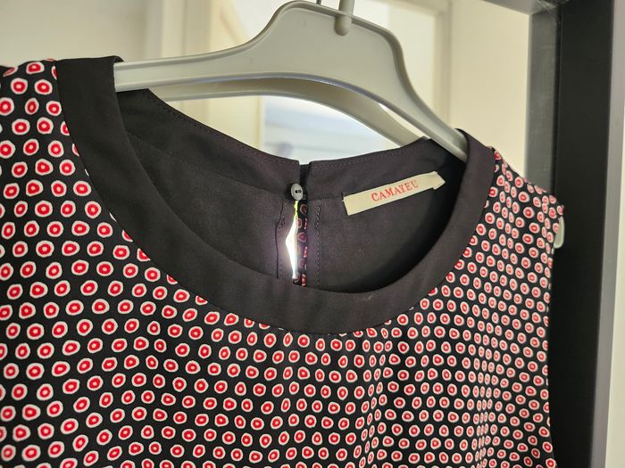 Blouse manches courtes Camaïeu taille 38 neuve - photo numéro 2