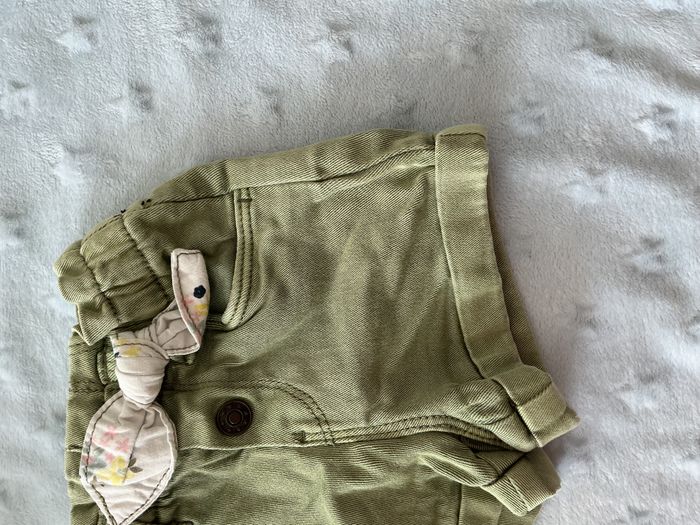 short en jean kaki taille réglable 6 mois gémo - photo numéro 5