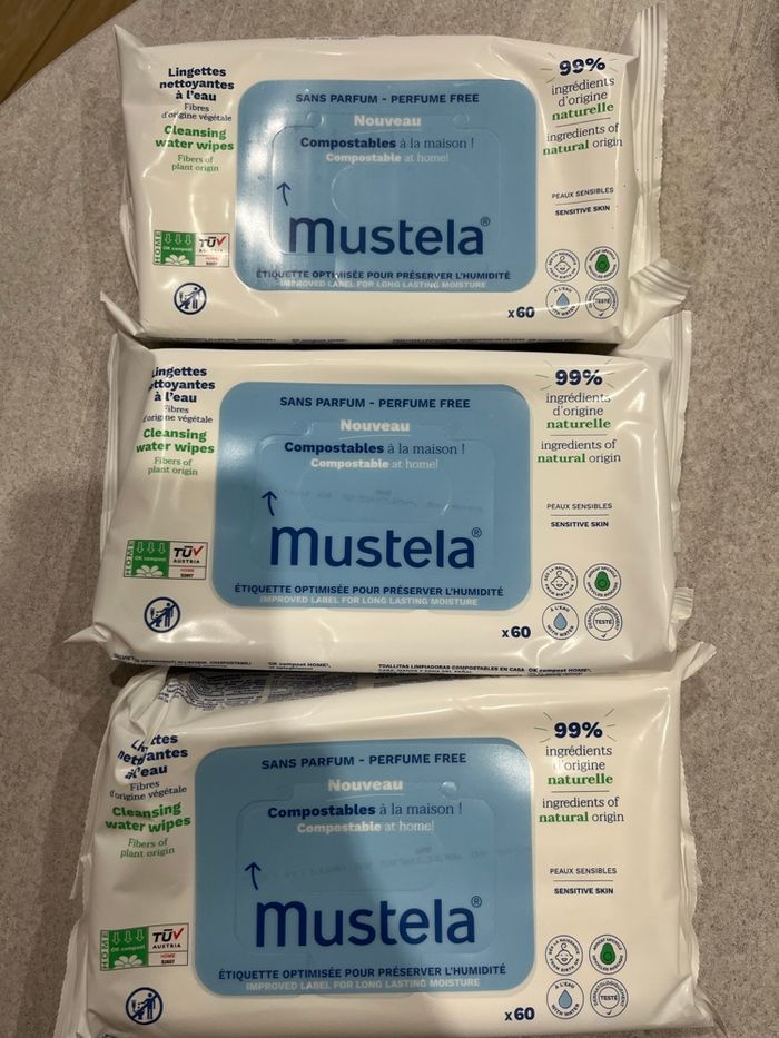 Lingettes Mustela