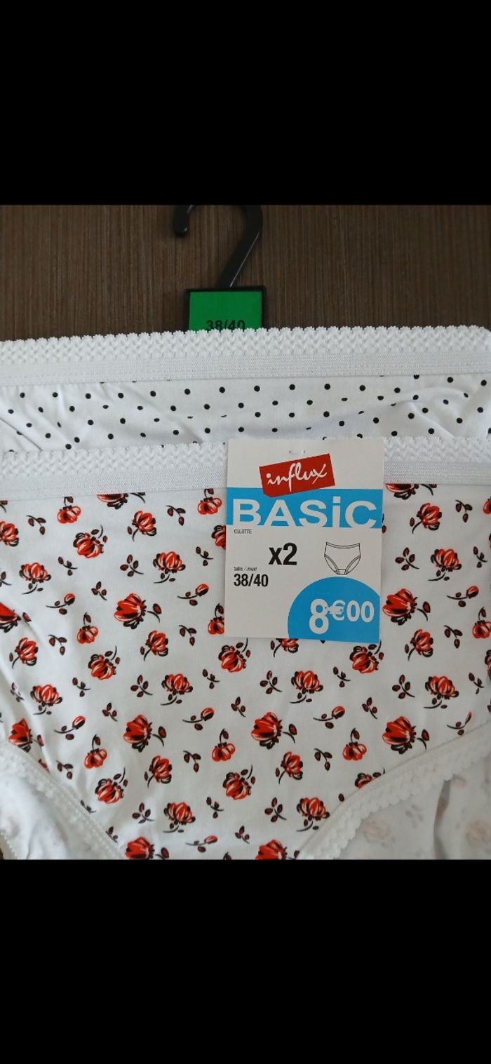 Lot de deux culottes en coton 38/40 - photo numéro 2
