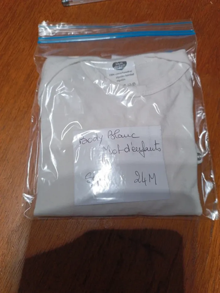 Body blanc Mots d'enfants 24M - photo numéro 6