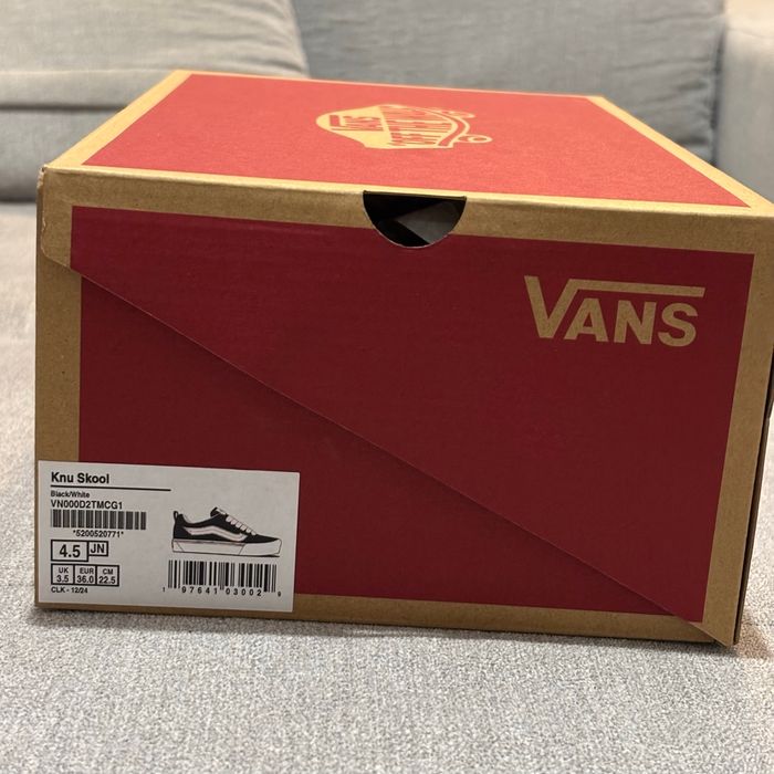 Vans Knu Skool skate - Noir et blanc - Neuves - Taille 36 - photo numéro 8