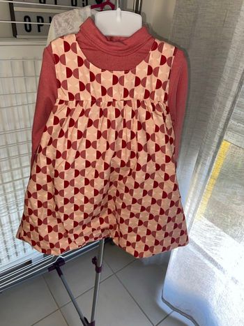 Robe avec sous pull bébé