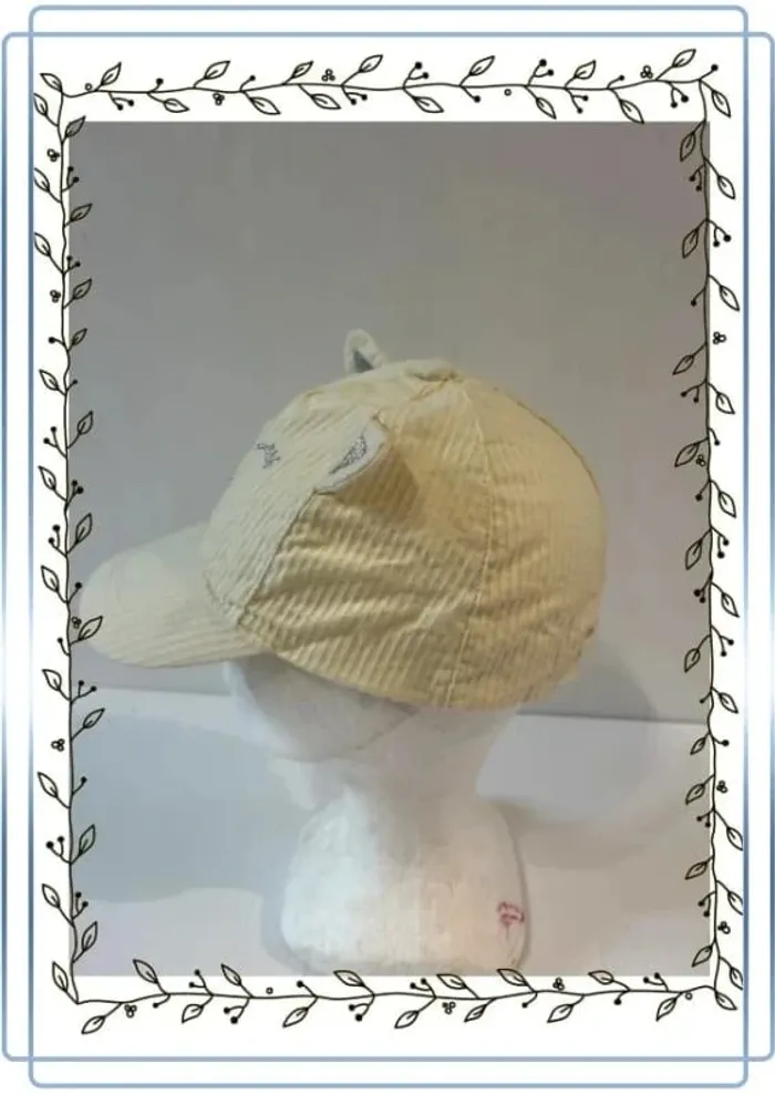 Casquette jaune clair Sergent Major, taille 52cm - photo numéro 2