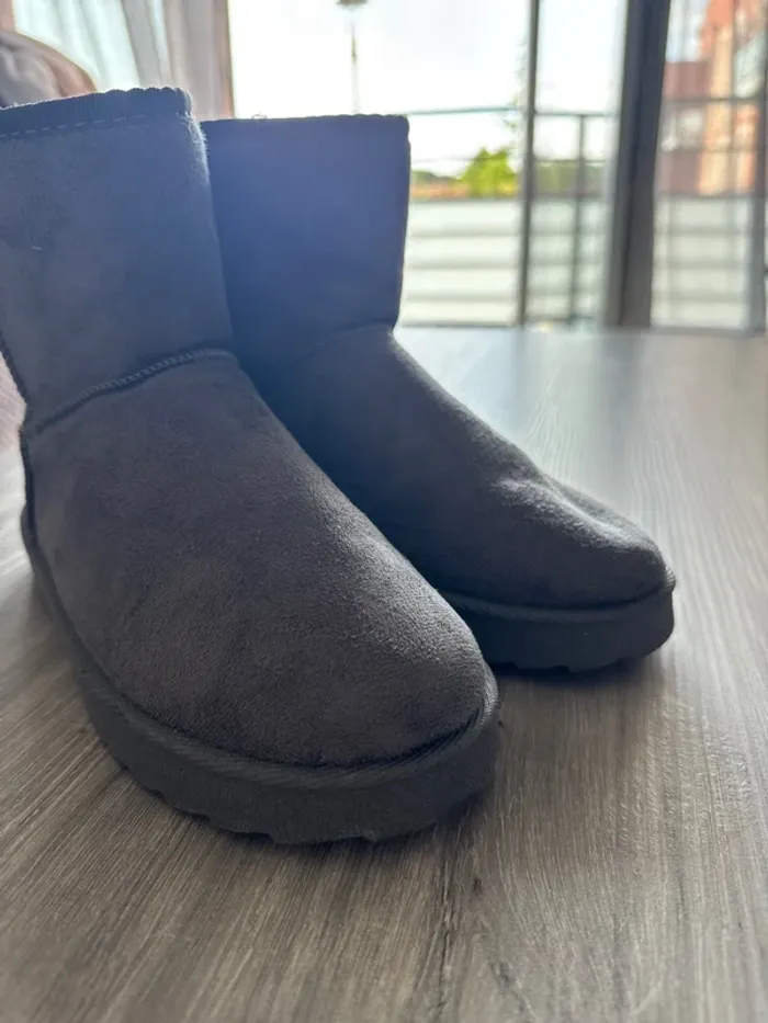 Bottes chaussons gris Primark - photo numéro 3