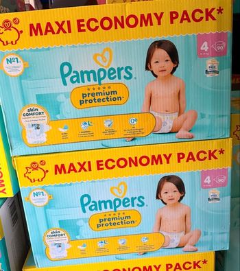 Couche taille 4 Pampers premium
