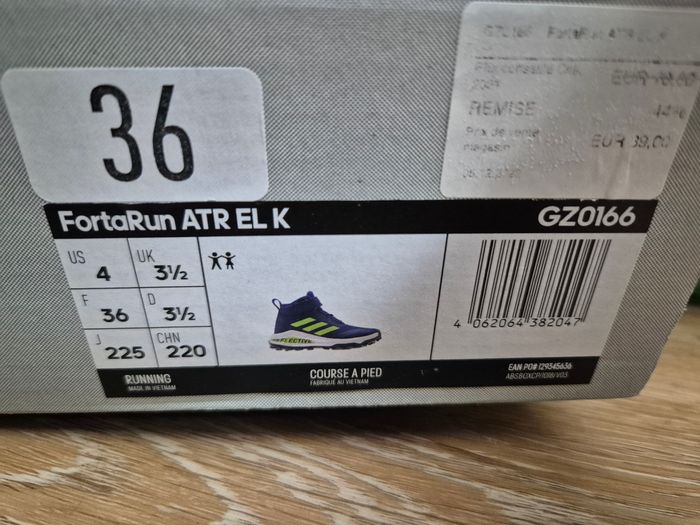 Baskets montantes Adidas 36 - photo numéro 6