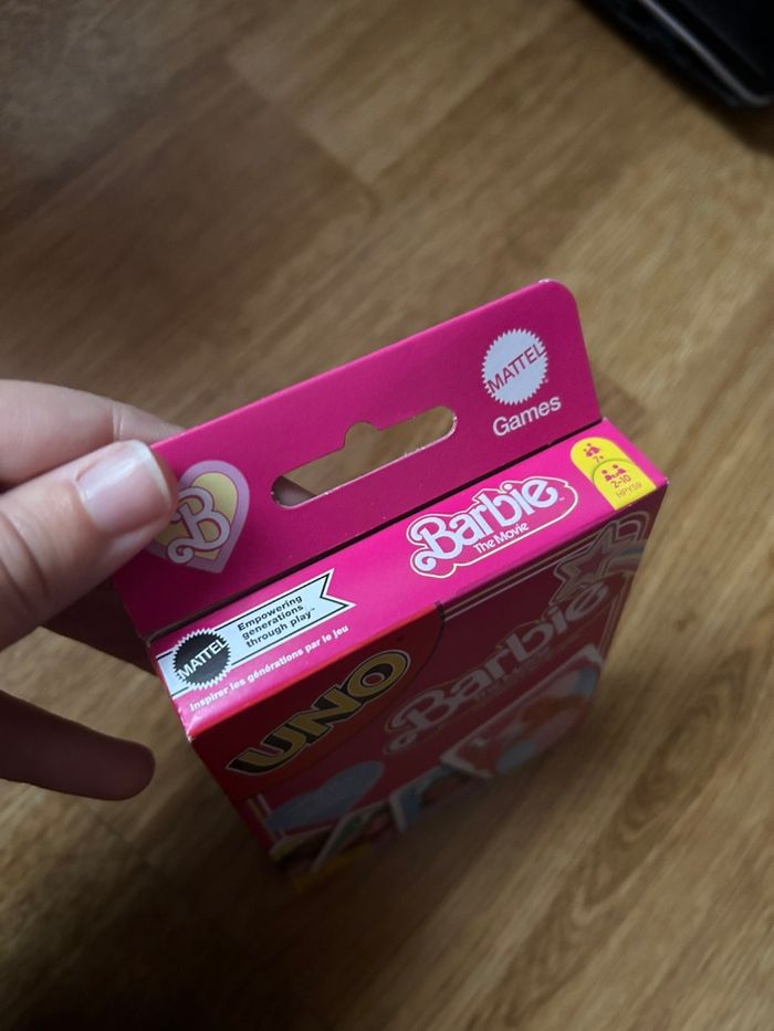 UNO Barbie – jeu de cartes Mattel Games neuf / complet - photo numéro 3