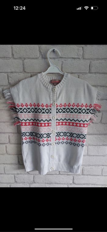 Gilet manches courtes Lisa Rose taille 8 ans