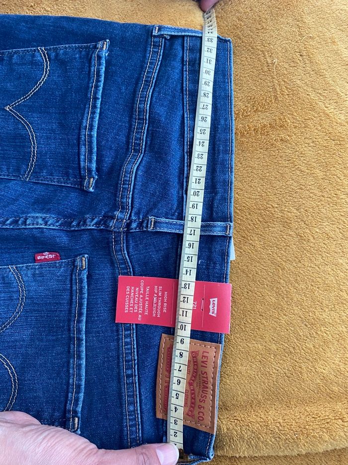 Pantalon jeans bleu foncé - photo numéro 9