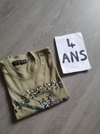 Maillot t-shirt 4ans garçon