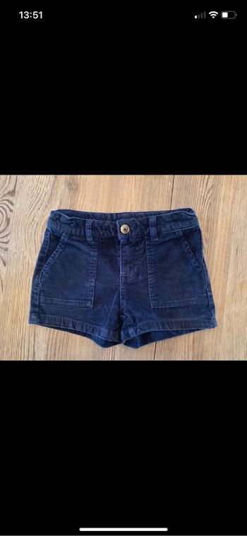 Short en velours