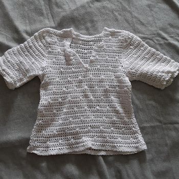 Top crochet enfant 3/4ans